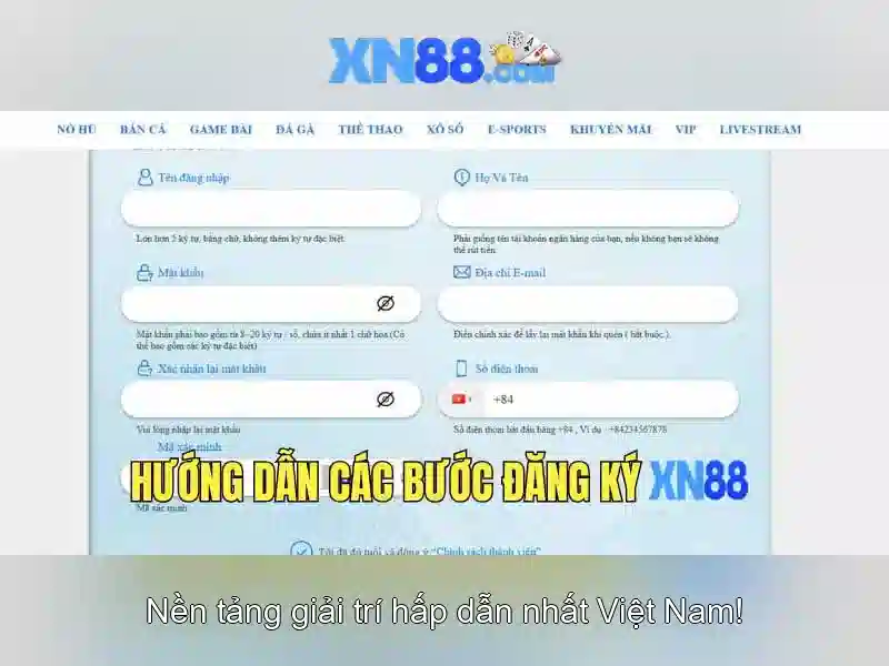 Hướng Dẫn Đăng Nhập XN88